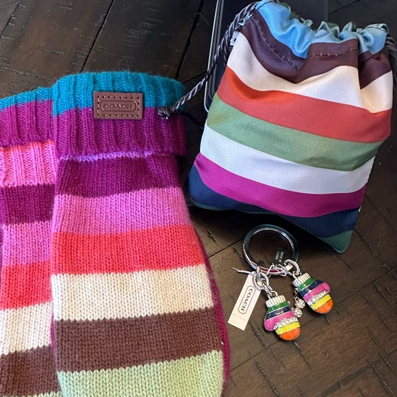 Coach Accessories - !!SOLD!!Coach Legacy Mittens Bundle